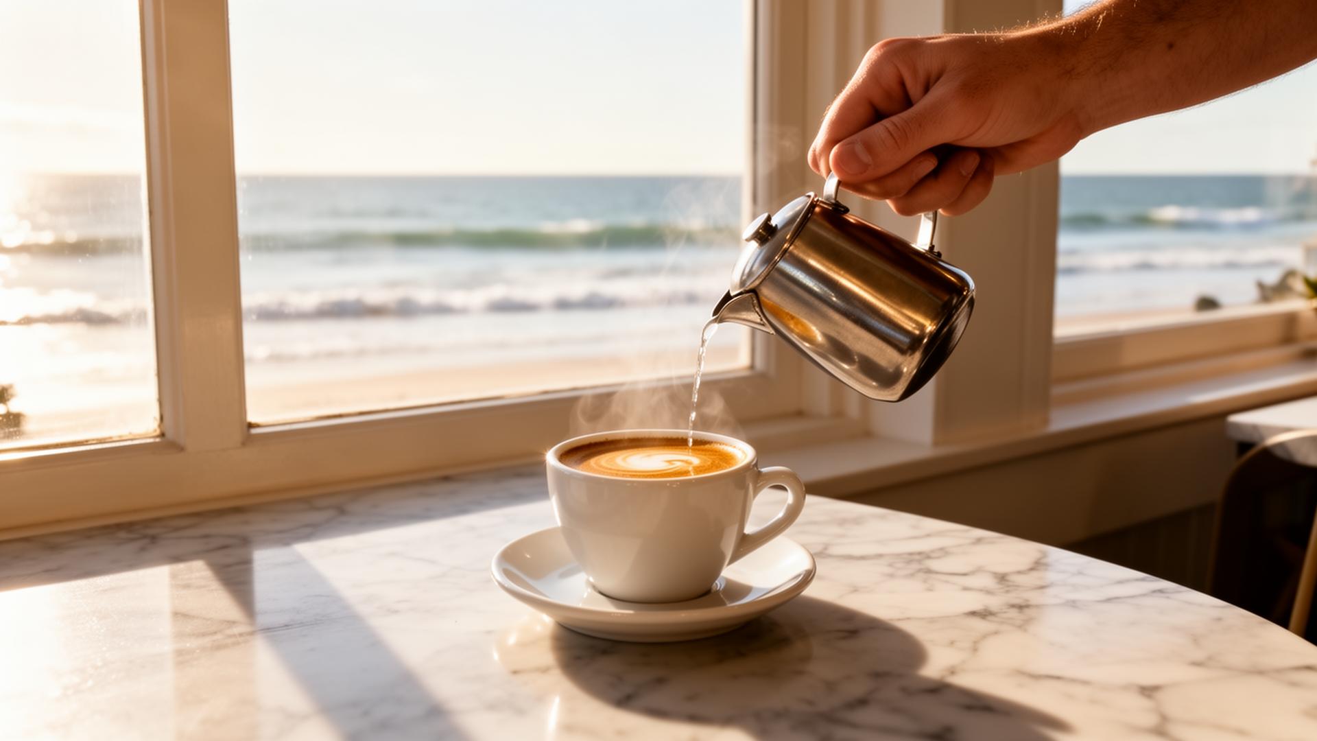 Morning by the sea